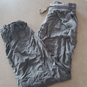 Gray studio pants lined